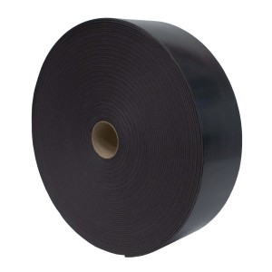 Rolle Dalsys Abdeckband, selbstklebend, 30m x 95mm, Trennwandband, schwarz.