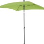 Siena Garden Marktschirm, 180x180 cm, Grün, mit Knickfunktion für optimale Schattenausrichtung.