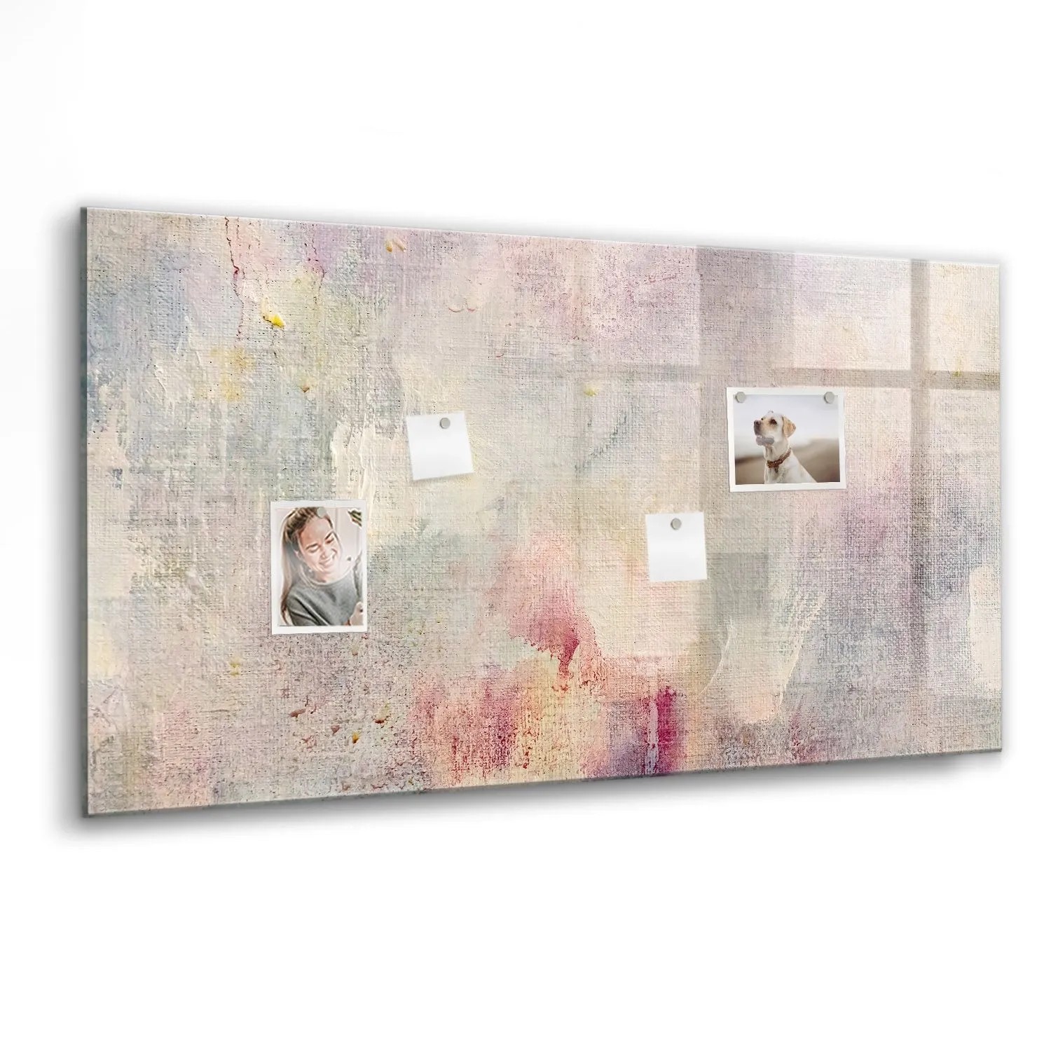 Tulup Schreib Magnettafel Gemalte Abstraktion 120x60 cm Magnettafel Wohnzimmer Glas Schwarzer Marker Magnettafel Flur Gl...