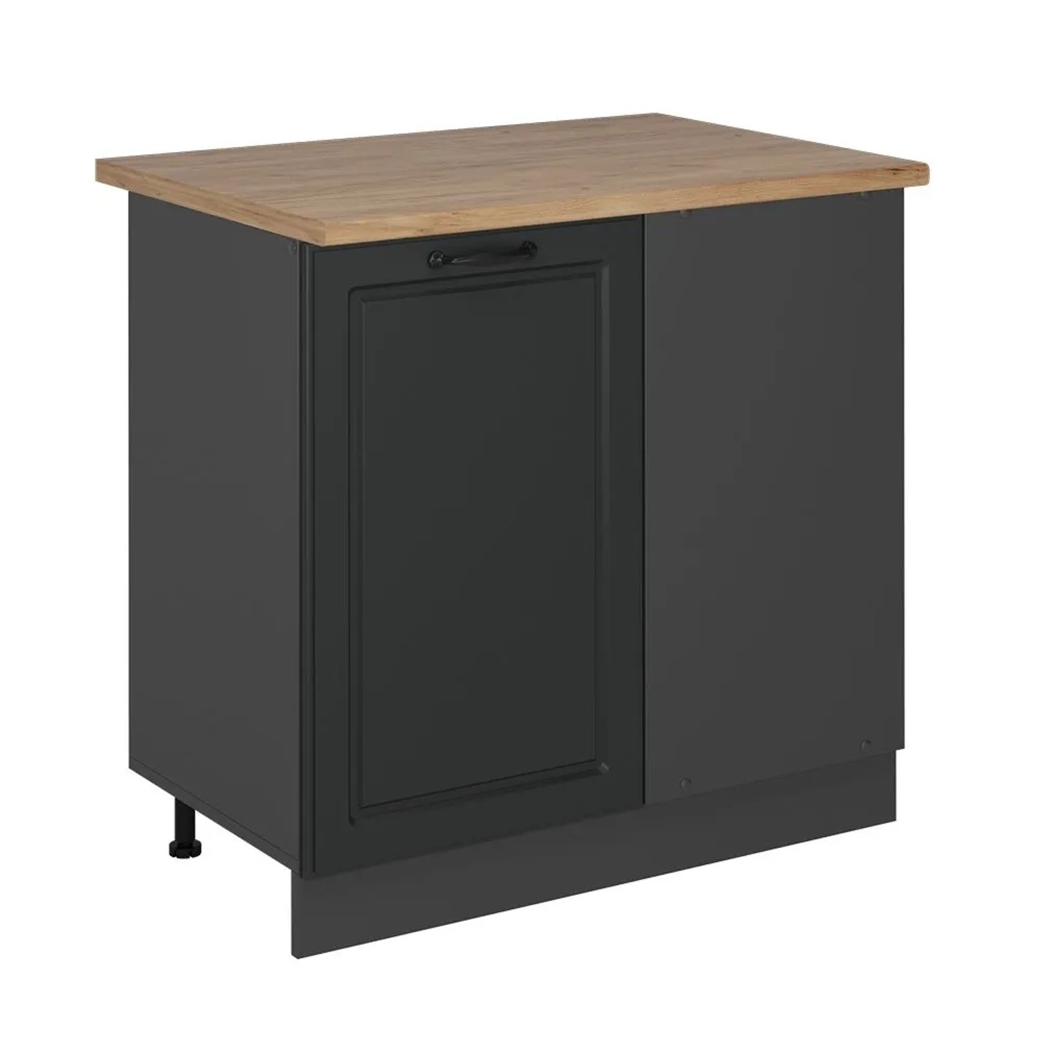 Vicco Eckunterschrank R-Line Anthrazit Landhaus 86 x 82 AP Eiche Art Nr 53393