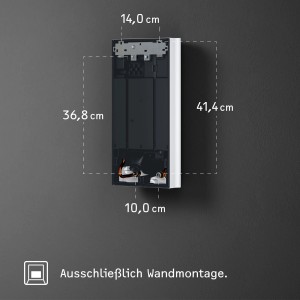 Stiebel Eltron Durchlauferhitzer DHB ST TREND, Maße: 41,4 x 14 x 10 cm, zur Wandmontage.