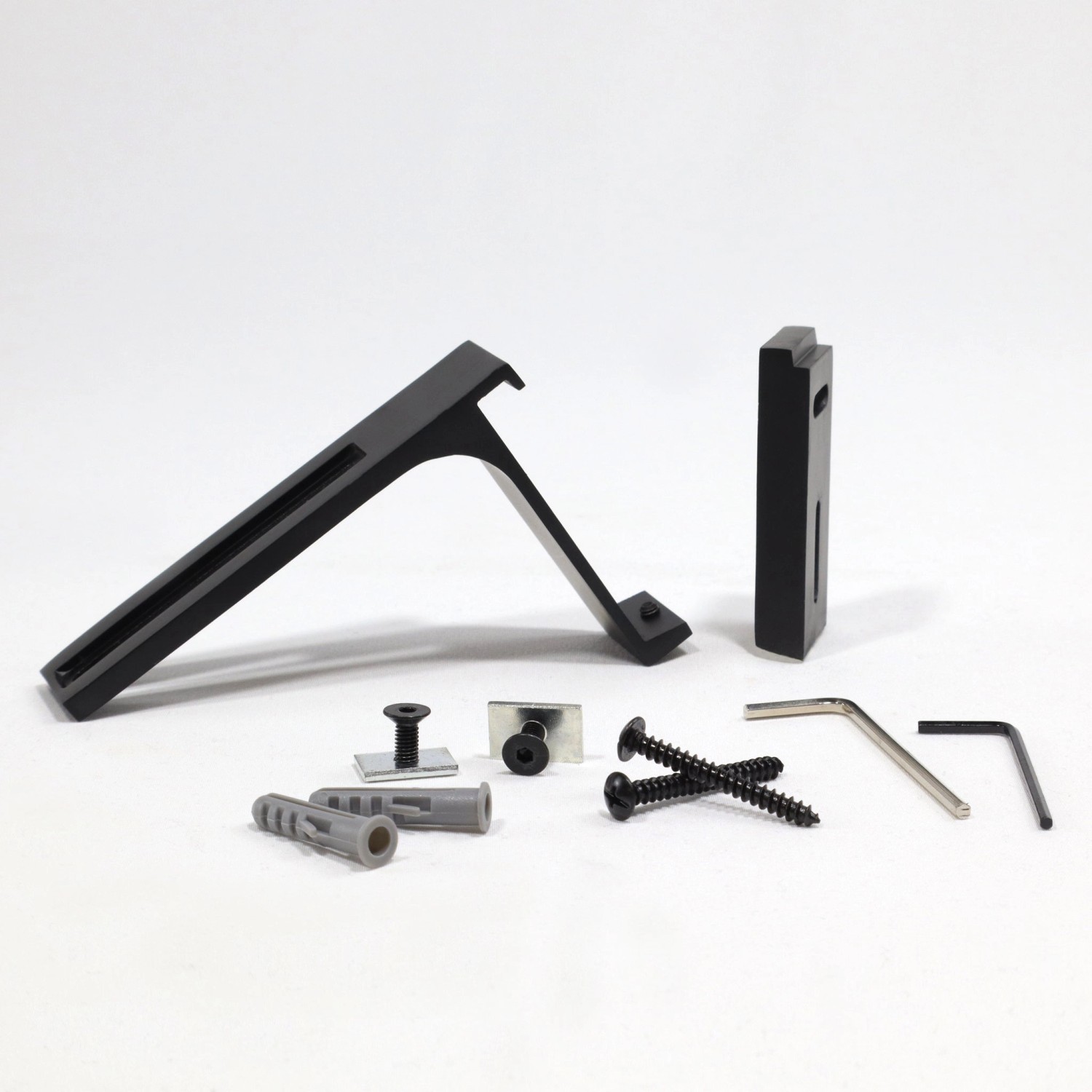 Deco-Raum Gardinenschiene nach Maß 2-Lauf Loft Schwarz 350cm_8