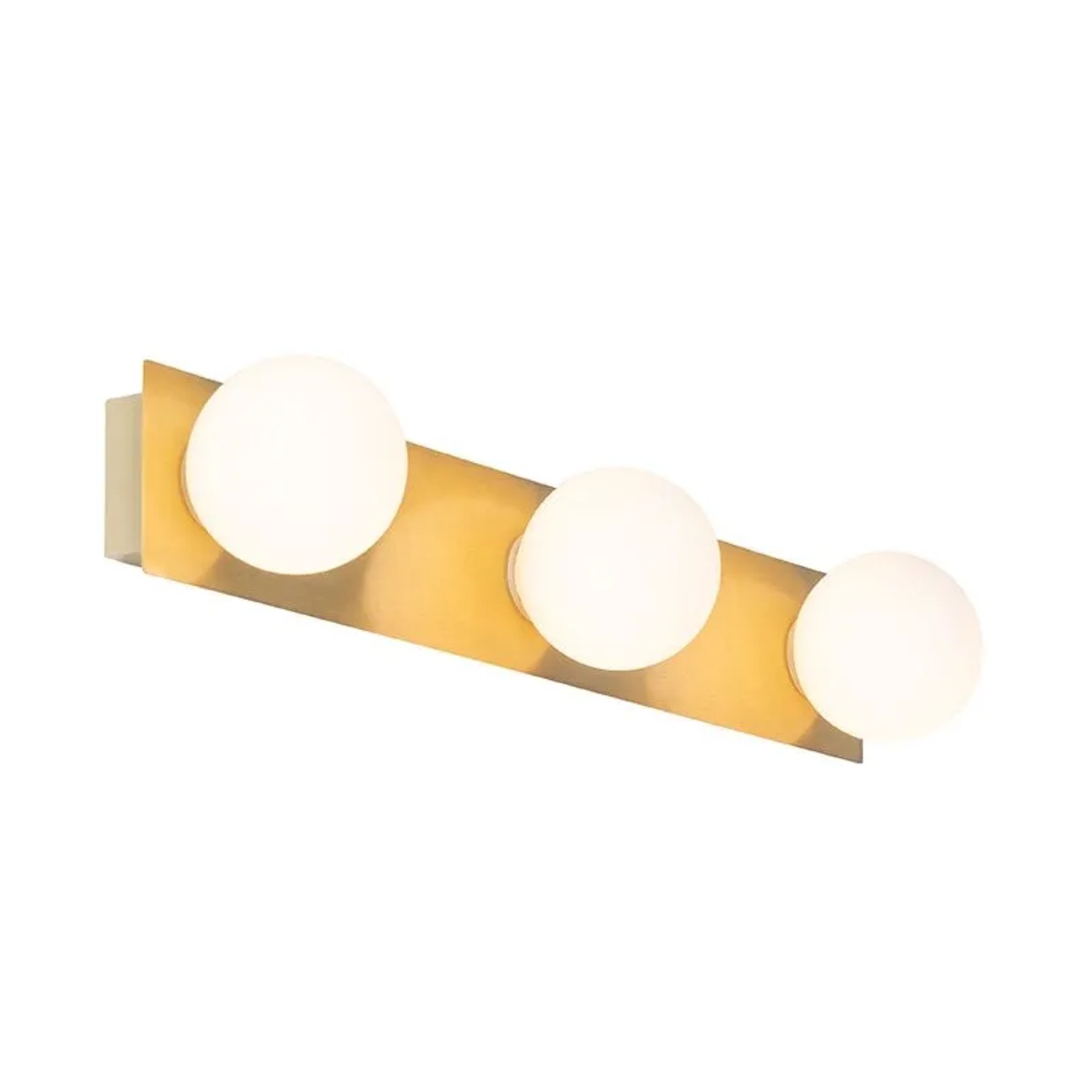 QAZQA Moderne Wandleuchte Gold 48 cm IP44 3 Flammig Cederic