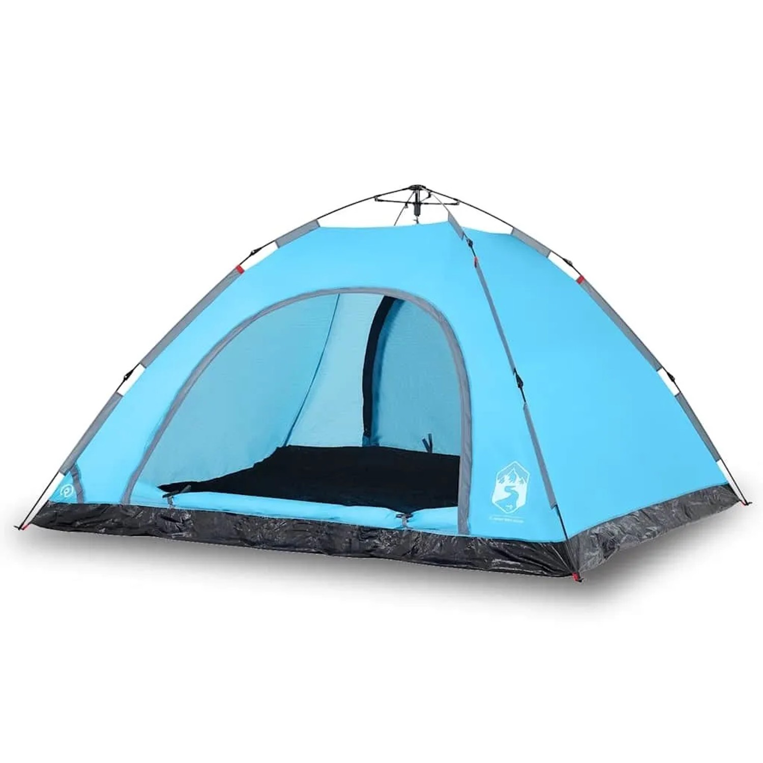 Furnicato Campingzelt Kuppel Blau 300 X 300 X 185 Cm
