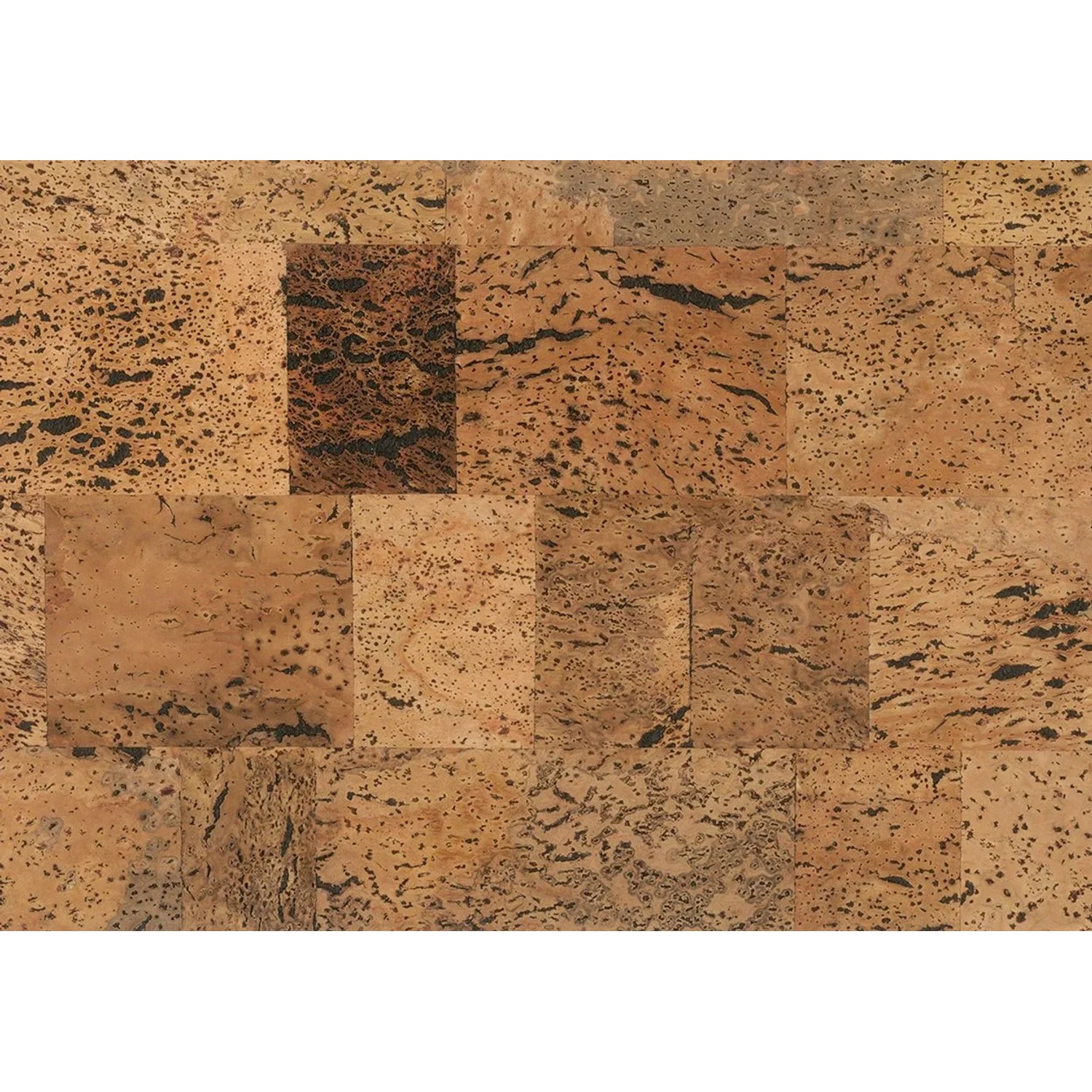 Granorte Korkwand Walltrend Element Schwarz 30 cm x 60 cm