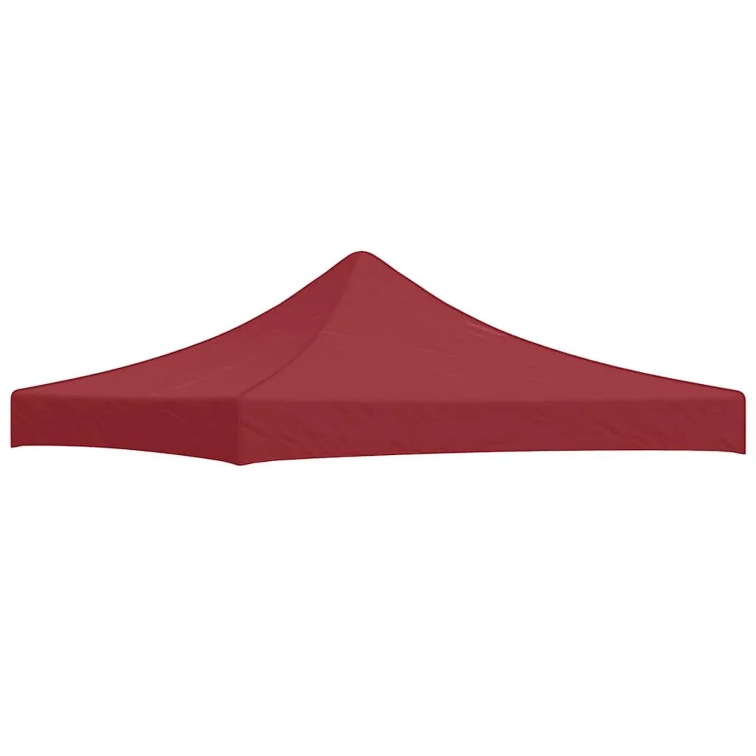 vidaXL Partyzelt-Dach 3x3 m Burgunderrot 270 g/m² 315322