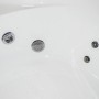 Detailaufnahme der Düsen einer Tronitechnik Eck-Whirlpool Badewanne Paros.