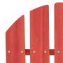 vidaXL Adirondack-Gartenstuhl Massivholz Tanne Rot 315873_5
