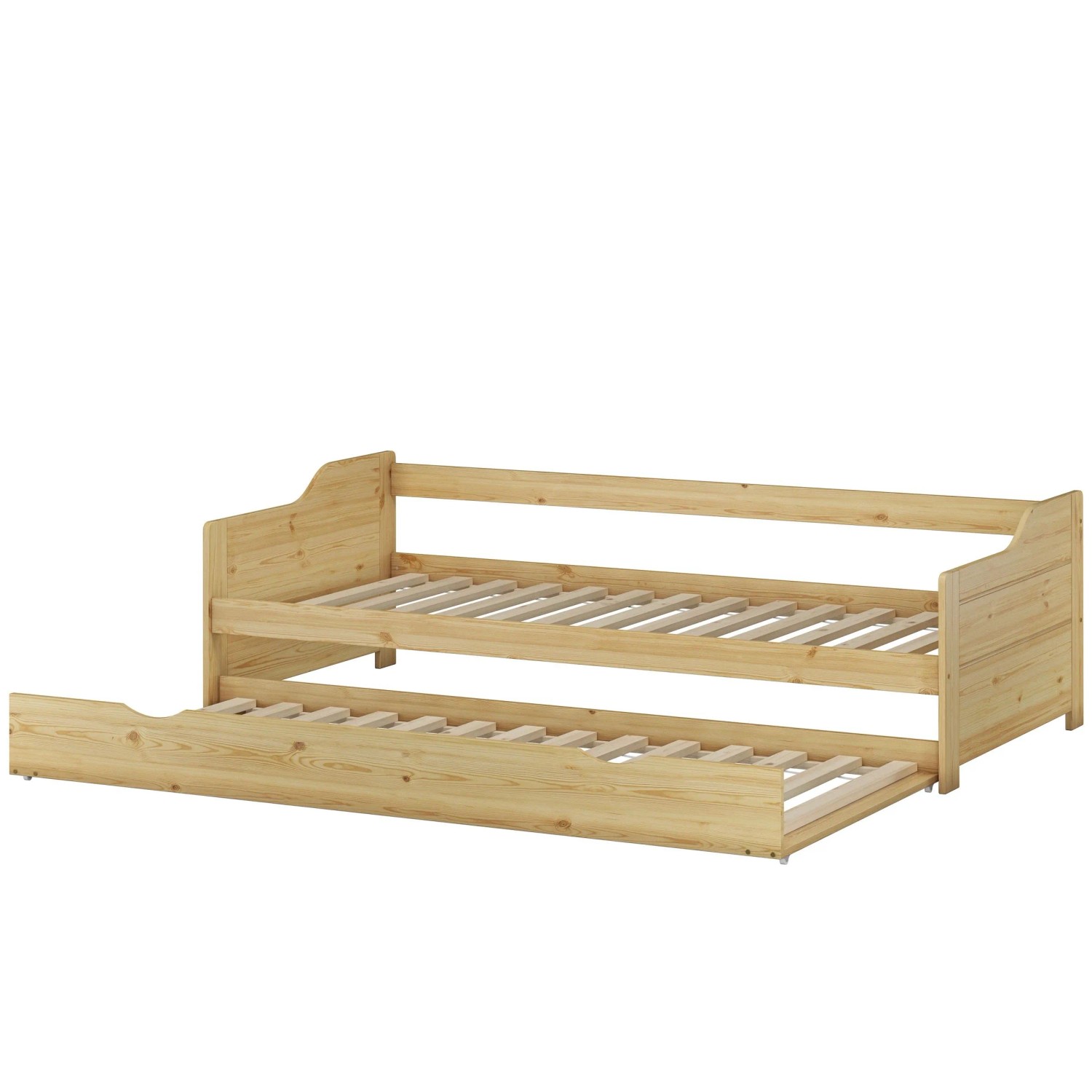 Erst-Holz Sofabett mit Zweitem Schlafplatz Massivholz 90 x 200 cm Modell 34