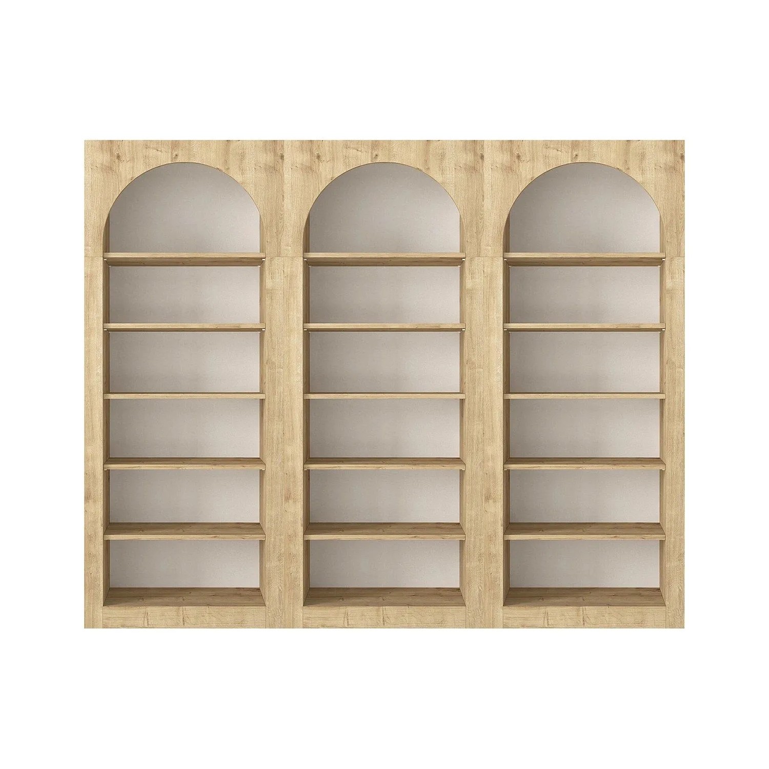 Vente-unique Bücherregal Cymora Naturfarben Hell 74 cm