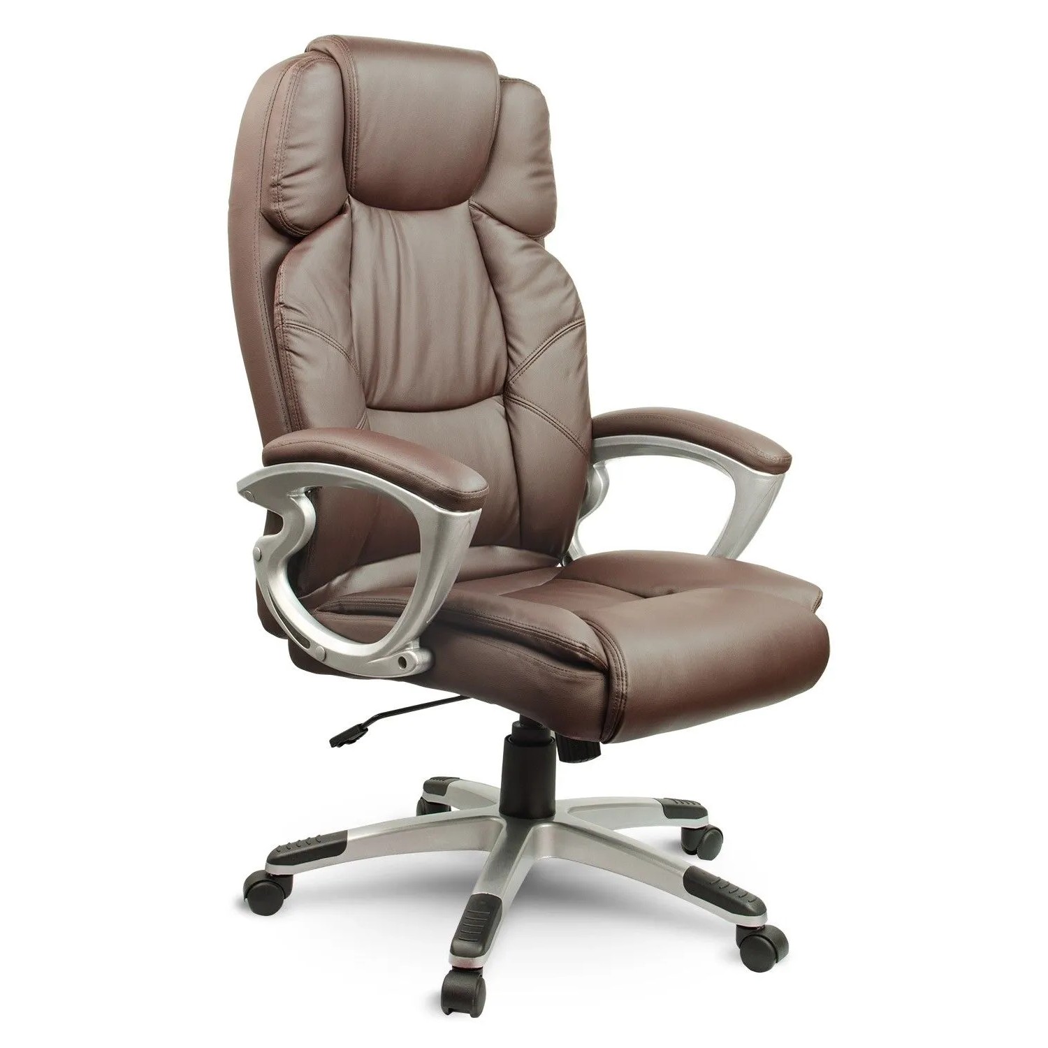 Sofotel Eg 227 Brauner Lederbürostuhl