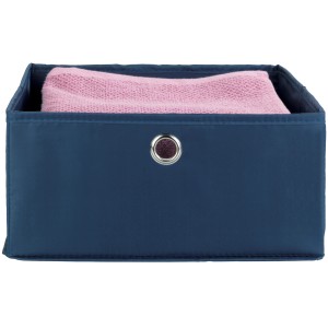 Wenko Schubladenorganizer Business, 2er-Set, blau, mit Textilien gefüllt.