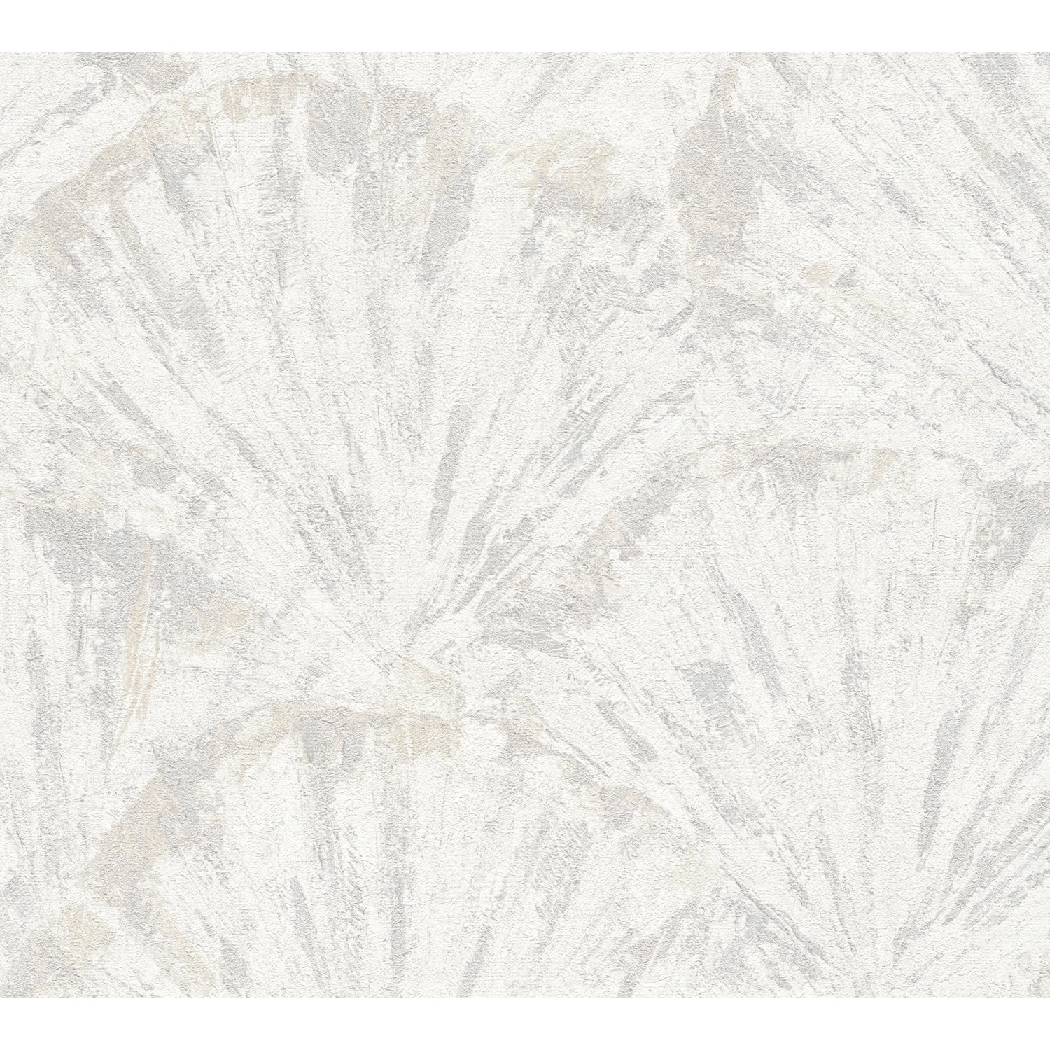 A.S. Creation Vliestapete Grafik Floral 10,05 m x 0,53 m Weiß-Grau FSC® günstig online kaufen