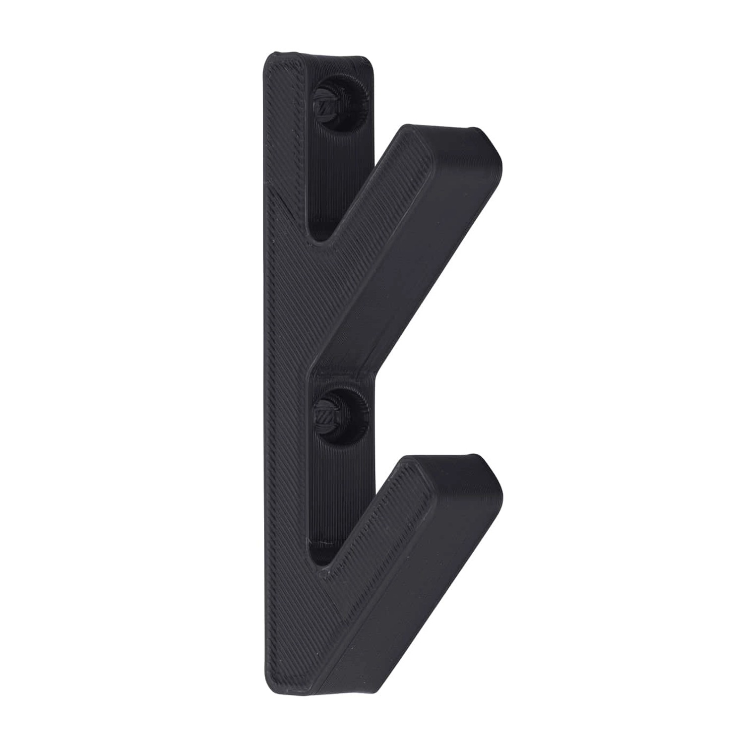 Denpanels 3D Haken 2 Stück Schwarz