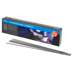 HUW24 Edelstahlelektroden 308L V2A – 2,5x300 Mm, 4 Kg (ca. 208 Stück), Rutil, Für Wechsel-/Gleichstrom