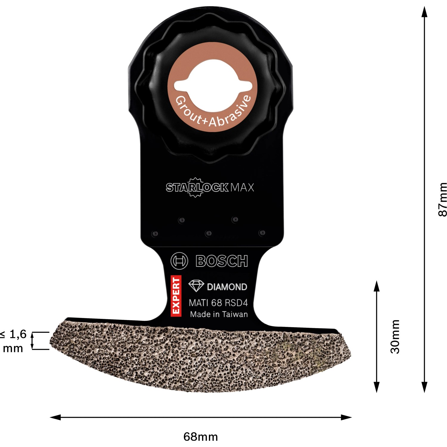 WORX HSS Segmentsägeblatt 80 Mm – Für Holz, Stein, PVC, Passend Für Sonicrafter & Mehr