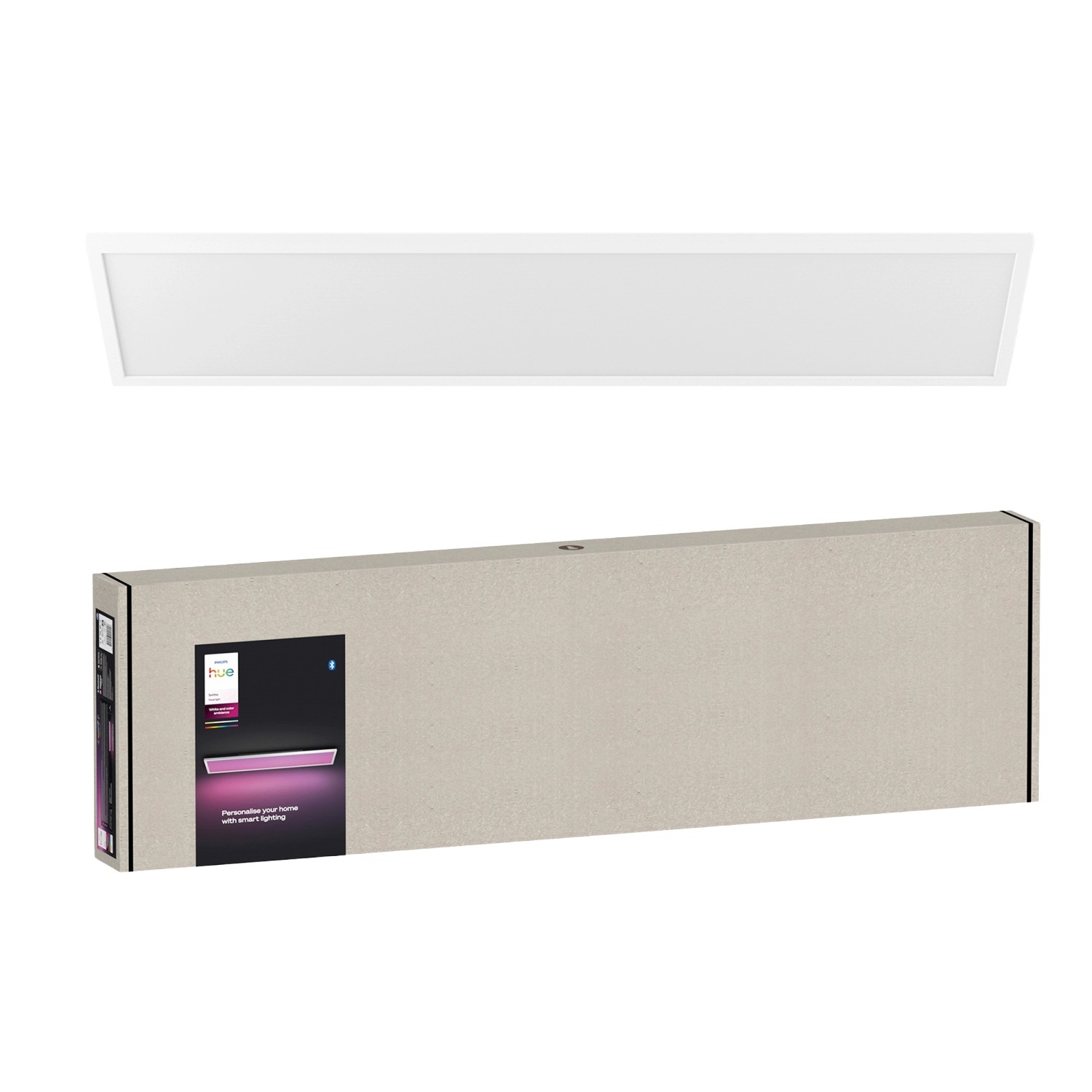 Philips Hue LED-Panelleuchte Surimu Weiß 120 cm x 30 cm RGBW