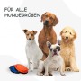 Petsation Faltbarer Reisenapf: Vier Hunde verschiedener Größen und Farben posieren.