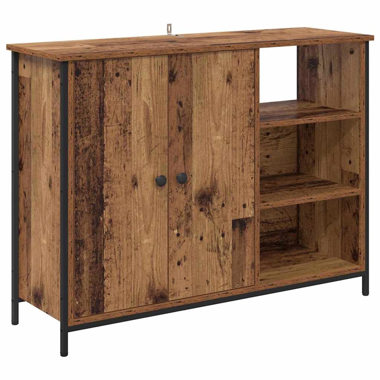 vidaXL Sideboard Altholz 100 x 33 x 75 cm Holzwerkstoff 882825 günstig online kaufen