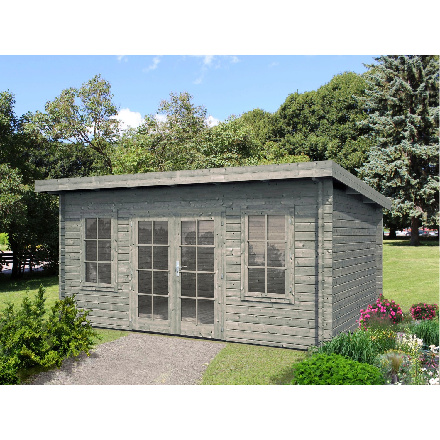 Palmako Gartenhaus "Lisa", (Set), 14,2 m², mit Fußboden im Gartenhaus günstig online kaufen