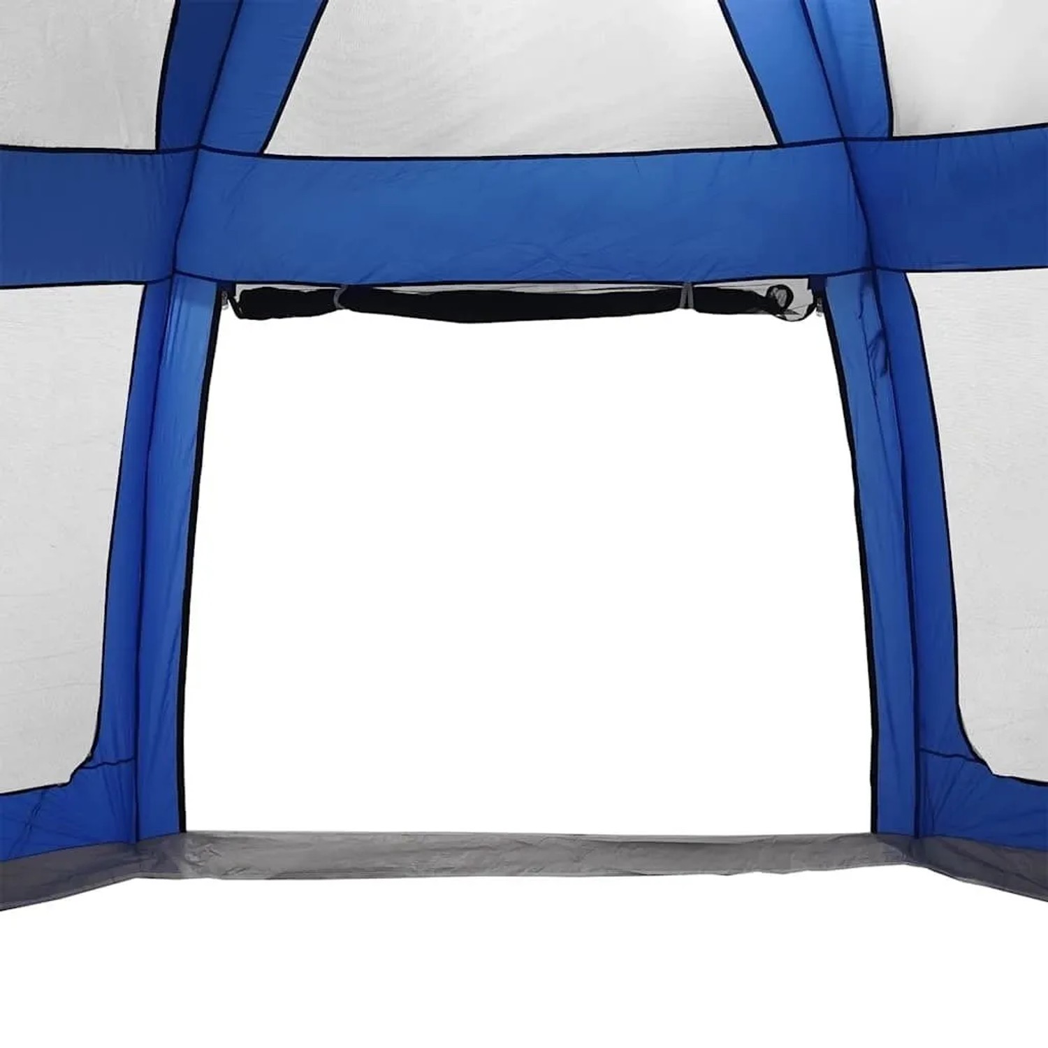 vidaXL Poolzelt mit Abnehmbarem Überzelt Netzwänden Azurblau 690x690cm 4100640_8