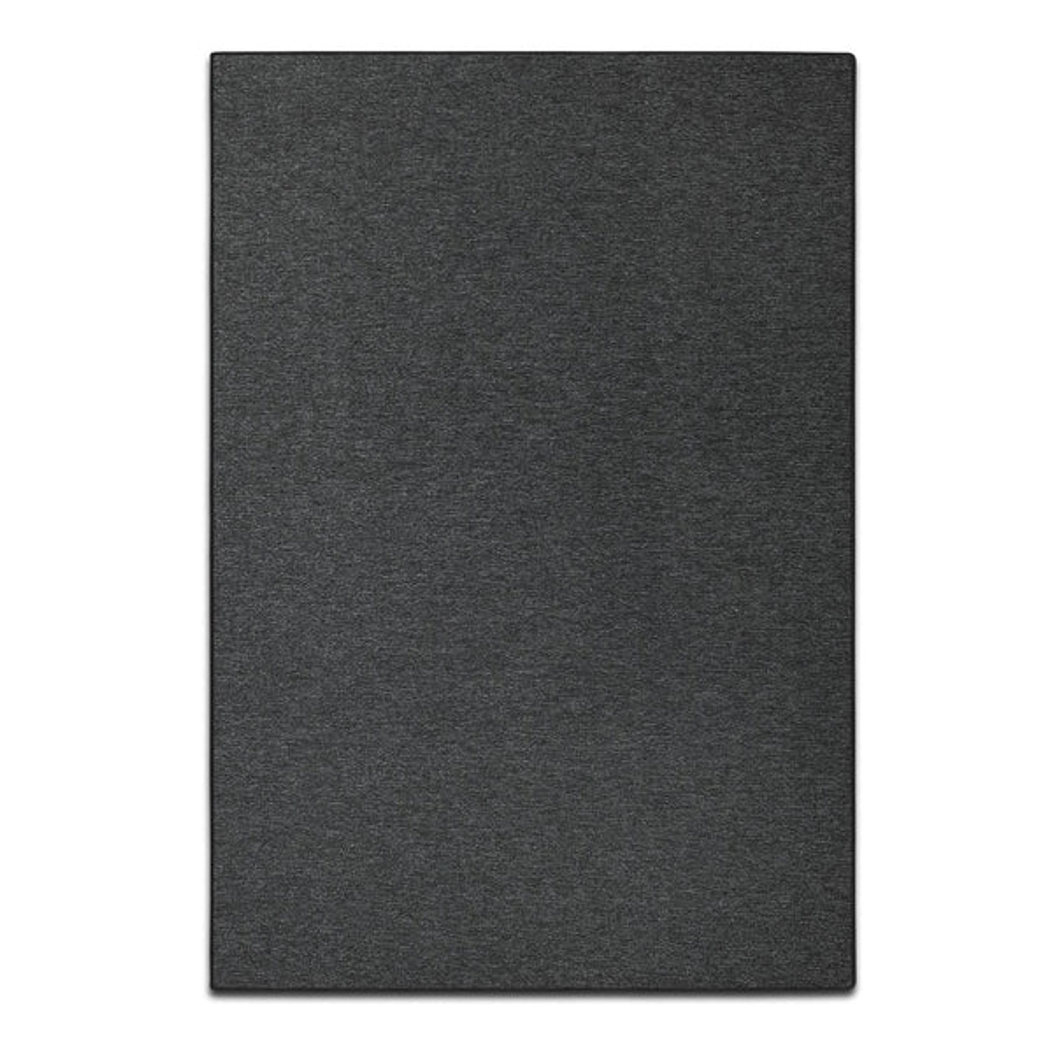 Karat Teppichläufer London Flacher Schlingenflor Anthrazit 50 x 200 cm günstig online kaufen