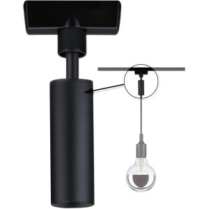 Paulmann URail Pendel Adapter, schwarz matt, zur Integration von Pendelleuchten in ein URail Schienensystem.