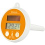 Schwimmendes Steinbach Digitalthermometer mit Solarpanel zur Pool Temperaturmessung.