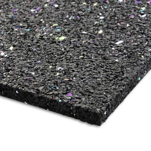 Karat Antivibrationsmatte 60x60cm aus Gummigranulat, Schallschutz für Waschmaschine & Küchengeräte.