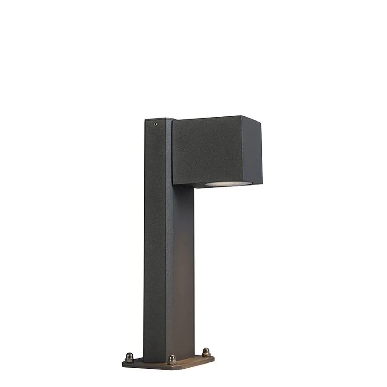 QAZQA Smarte Außen Stehleuchte Anthrazit 30 cm IP44 inkl  WiFi GU10 Baleno