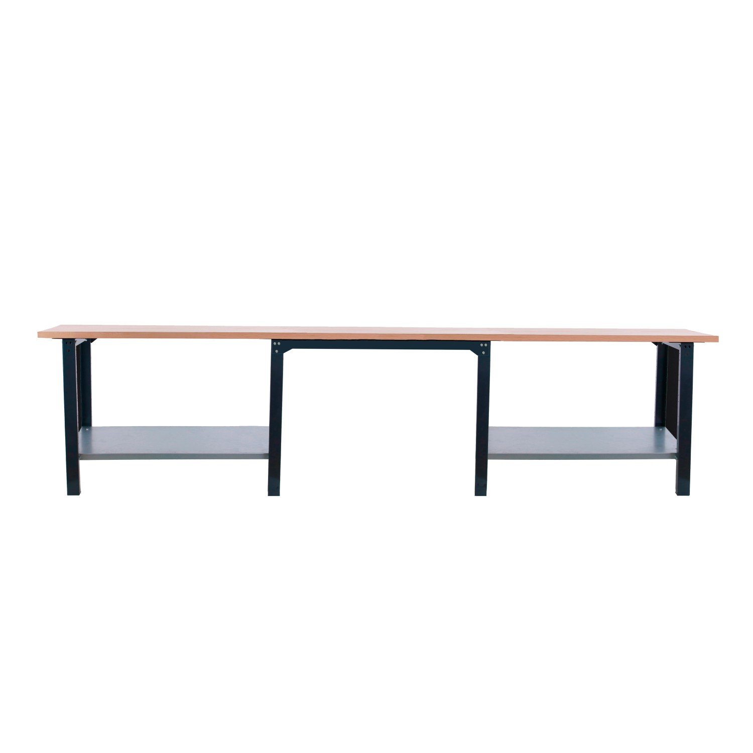 PROREGAL Werkbank BUFFALO WOOD HxBxT 86,5x300x75cm Traglast 1000kg Anthrazi günstig online kaufen