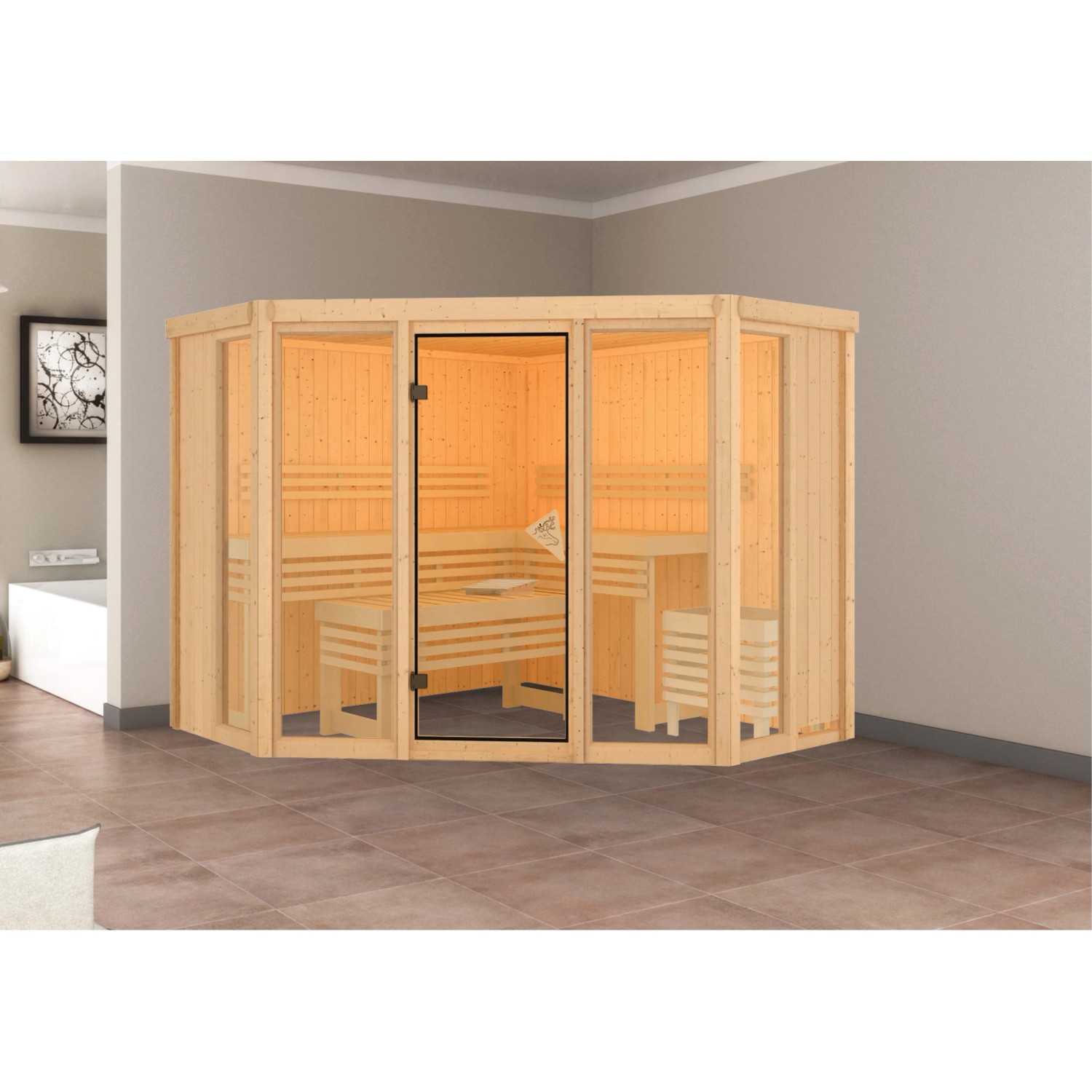 Karibu Sauna Anea 2 Natur
