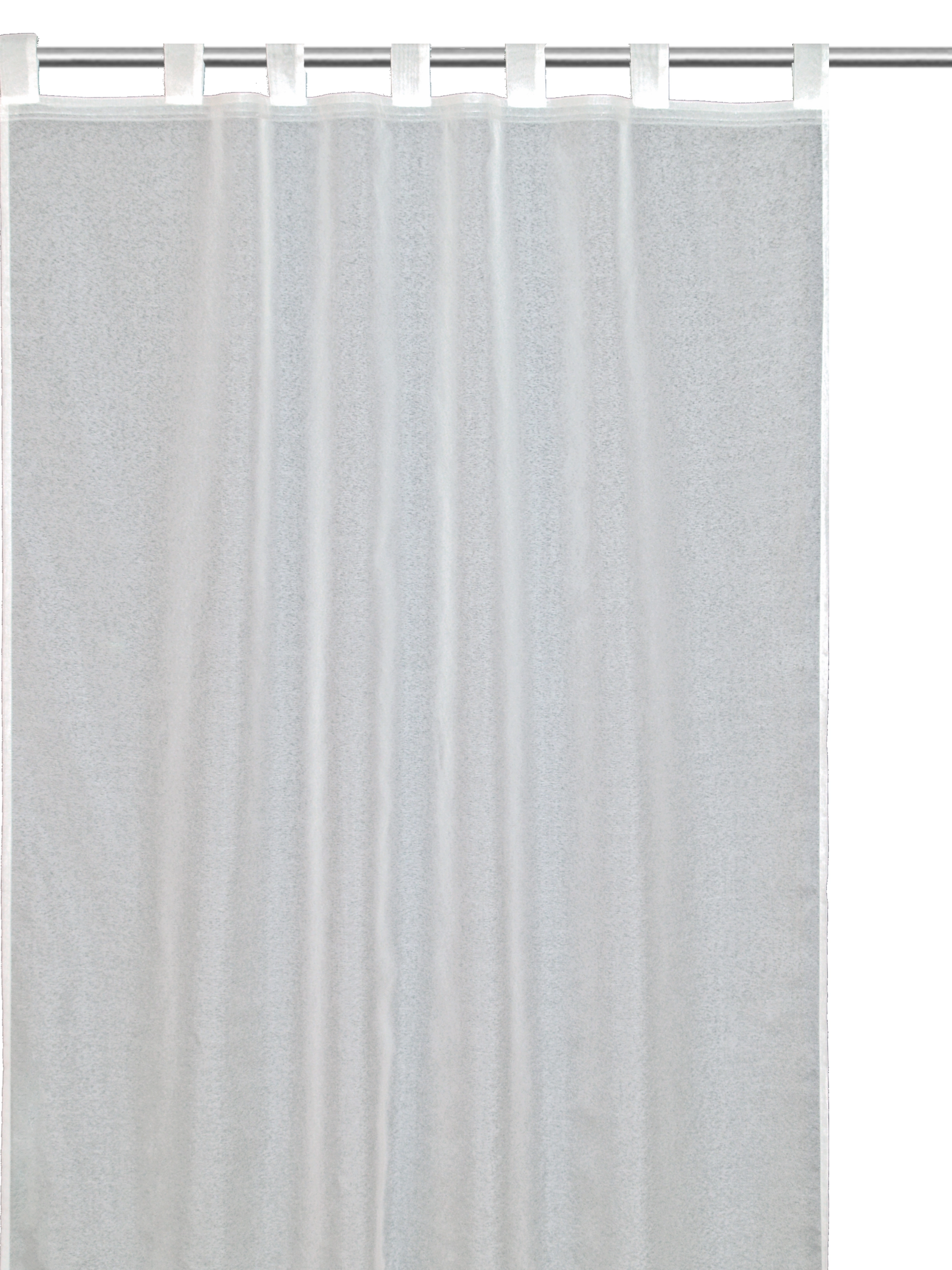mit 245 Gardinenband cm bei Weiß cm kaufen OBI Snowvoile Schlaufenschal 140 x