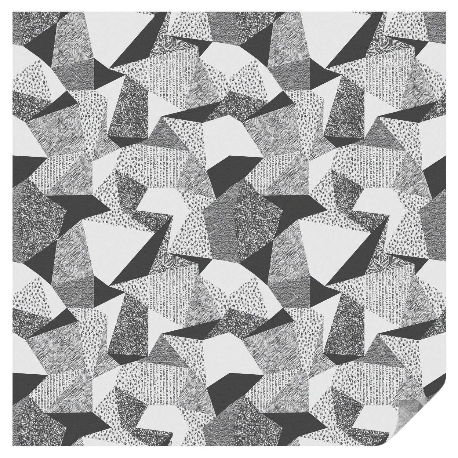 Tulup Buntglasfolie Geometrische Figuren Fensterfolie Buntglas Optik 100x10 günstig online kaufen