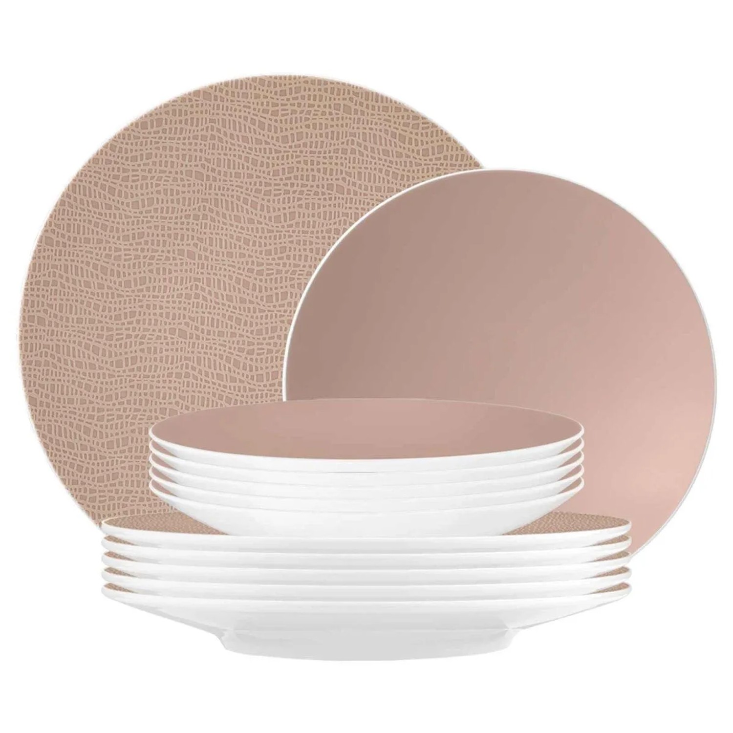 Seltmann Weiden Life Fashion Tafelservice 12-teilig Posh Rose