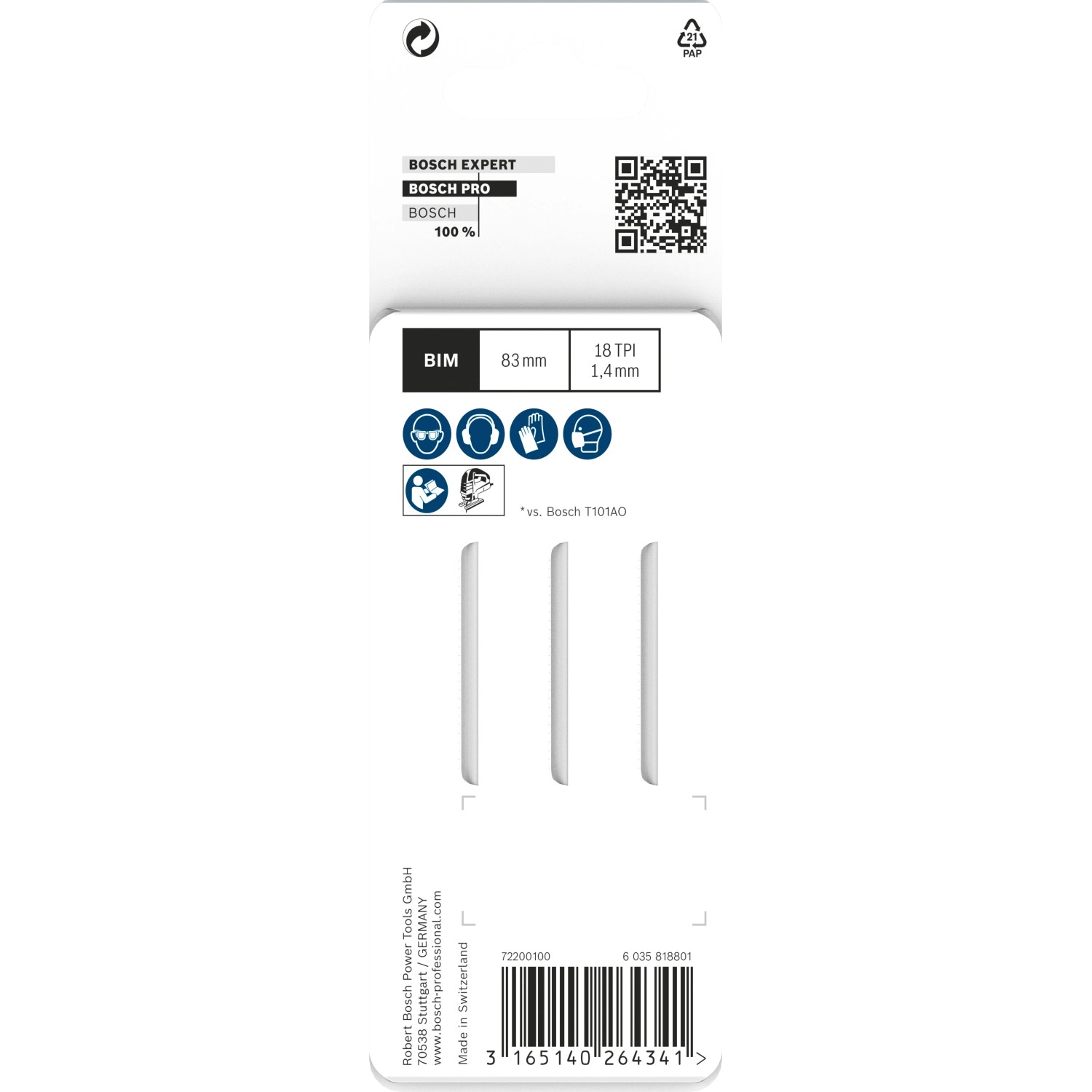 20 Stichsägeblätter T-Schaft 10cm 6TPI – HCS Für Holz & Spanplatten, Kompatibel Zu Bosch