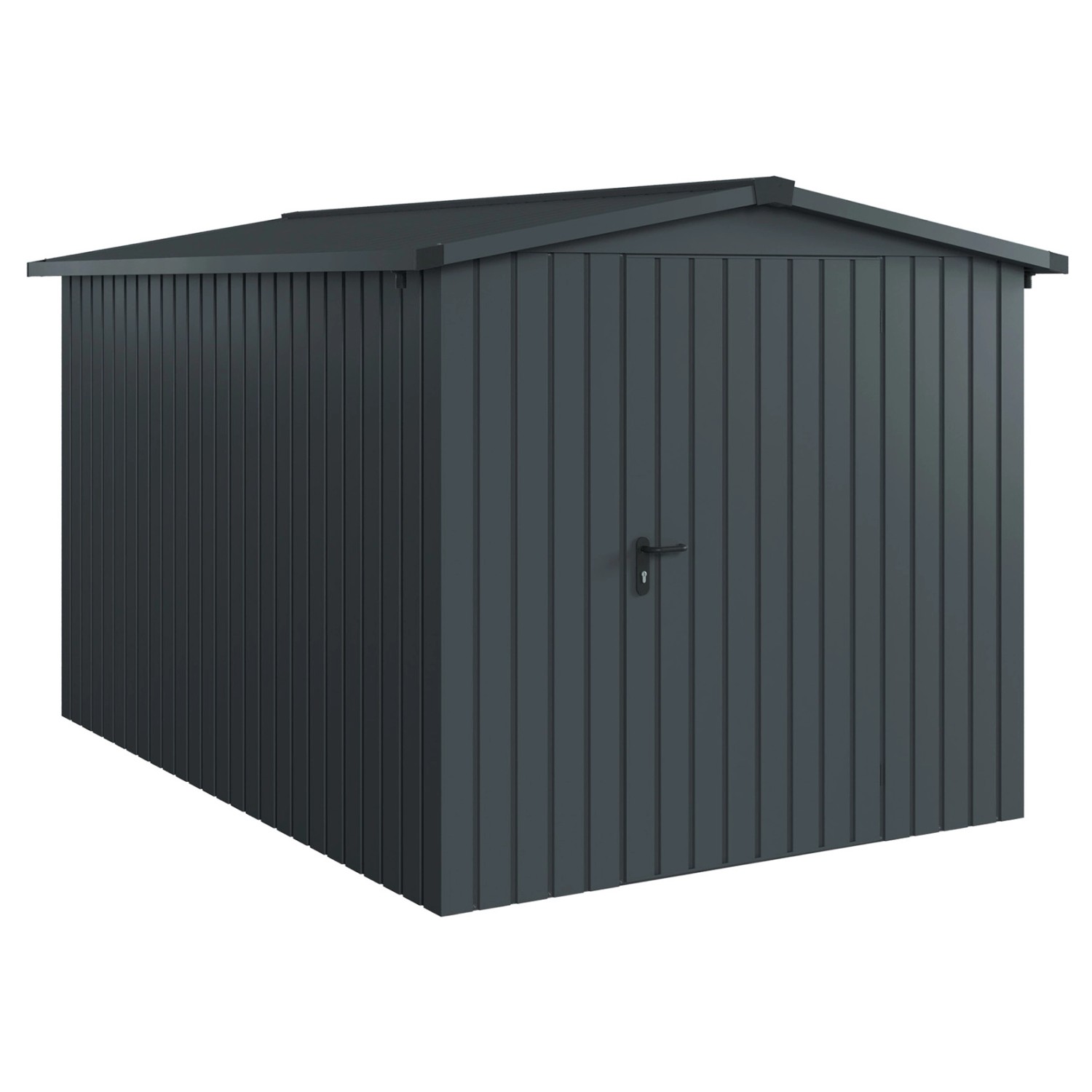 Hörmann EcoStar Gerätehaus Euroline Satteldach 1-flg 237 x 325 cm Anthrazit günstig online kaufen