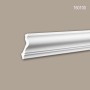 Set: 15 weiße PROFHOME Eckleisten (30 m) für Paneele, Neo-Klassizismus Design.