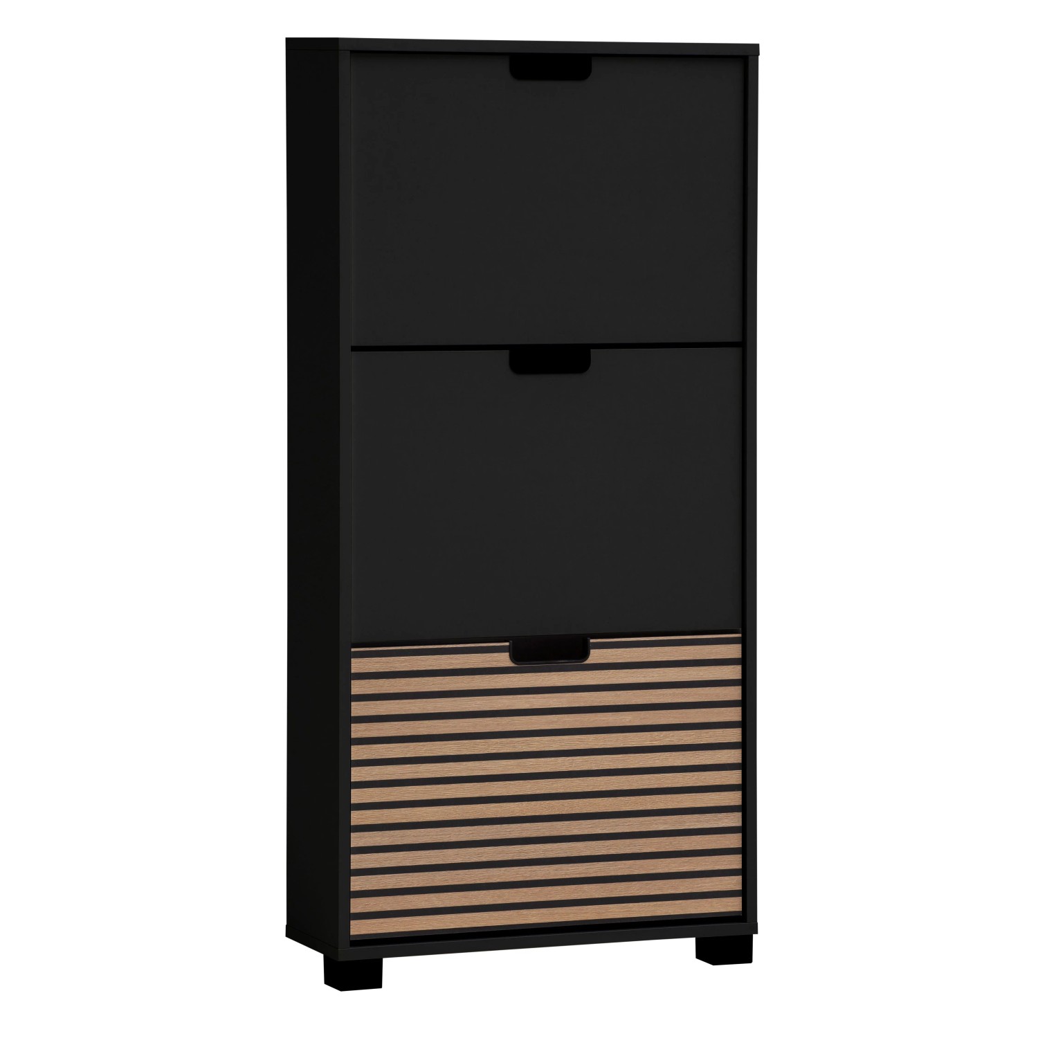 Schildmeyer Schuhkipper Ryker 3 Klappen 124 cm x 19,6 cm x 59,8 cm Schwarz