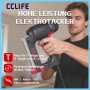 CCLIFE Elektrotacker 30 Schuss/Min. für T- und U-Nägel 15-32 mm mit Tiefenregler_2