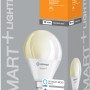 Ledvance Smart+ WiFi LED-Lampe, Tropfenform, E14, 5,5W, warmweiß, dimmbar im Karton.