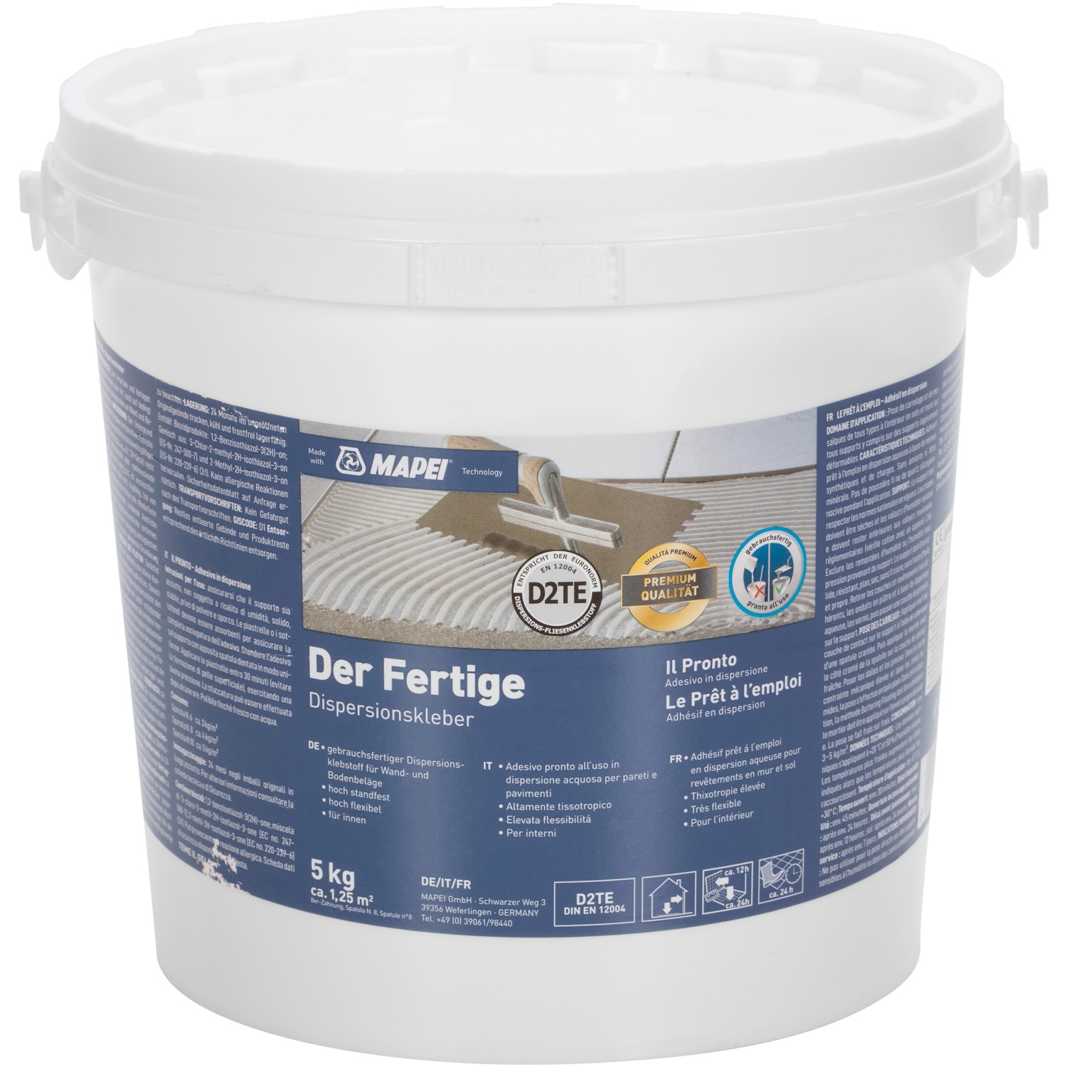 Der Fertige - Dispersionskleber 5 kg