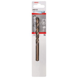 Bosch HSS-Co Metallbohrer, 9 mm Durchmesser, in Verpackung.