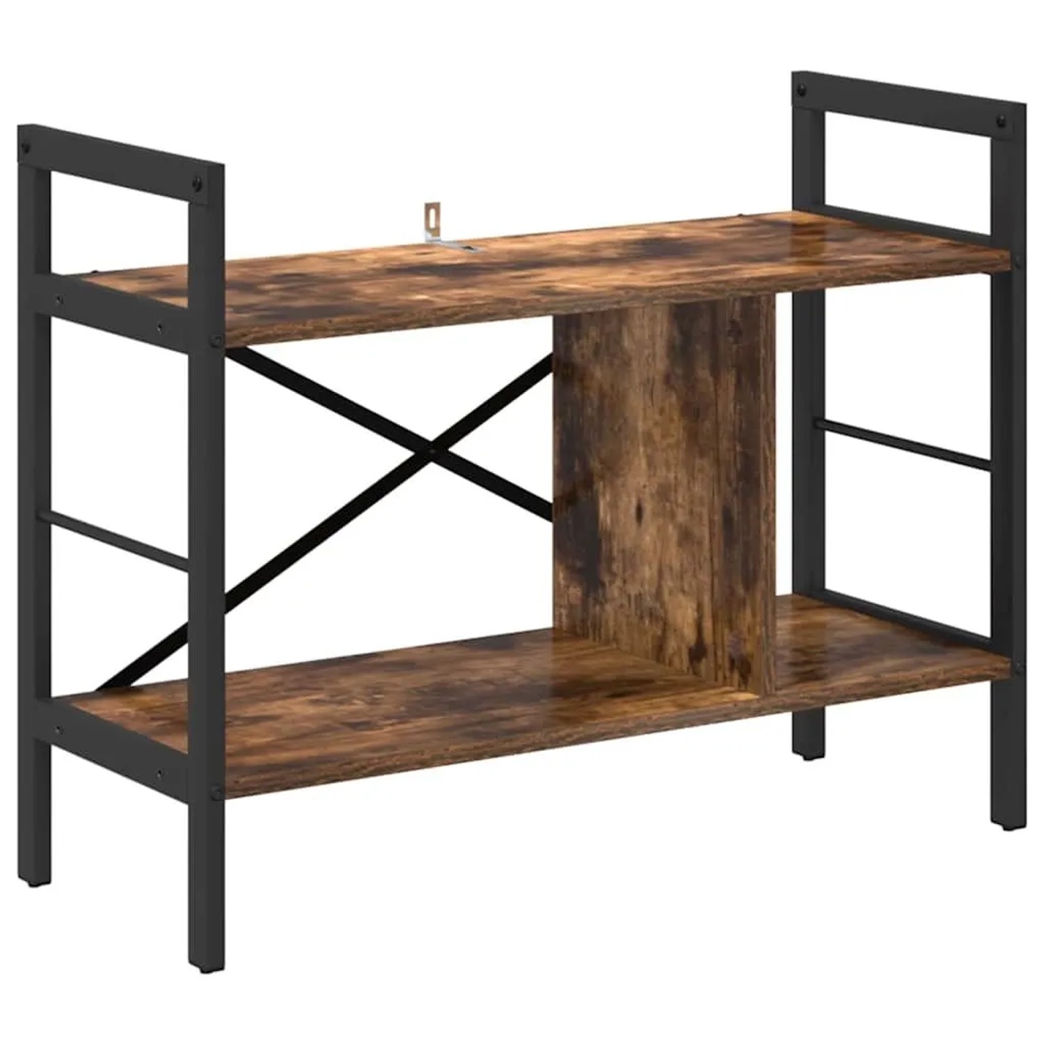 vidaXL Bücherregal Geräucherte Eiche 75 x 30 x 58,5 cm Holzwerkstoff 883978 günstig online kaufen