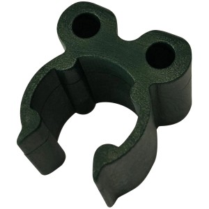 Grüne Peacock Kupplung für 16 mm Stahlblechstab, Rankhilfe für den Garten.