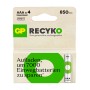 GP Recyko AAA Akku, 850 mAh, 4er-Pack, wiederaufladbare Batterien für diverse Geräte.