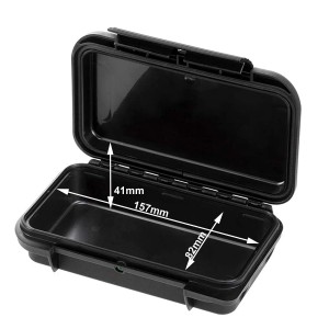 Offenes, wasserfestes Youcamp P HUMMER S Schutzcase (157x82x41mm) in Schwarz. Ideal zur Aufbewahrung.