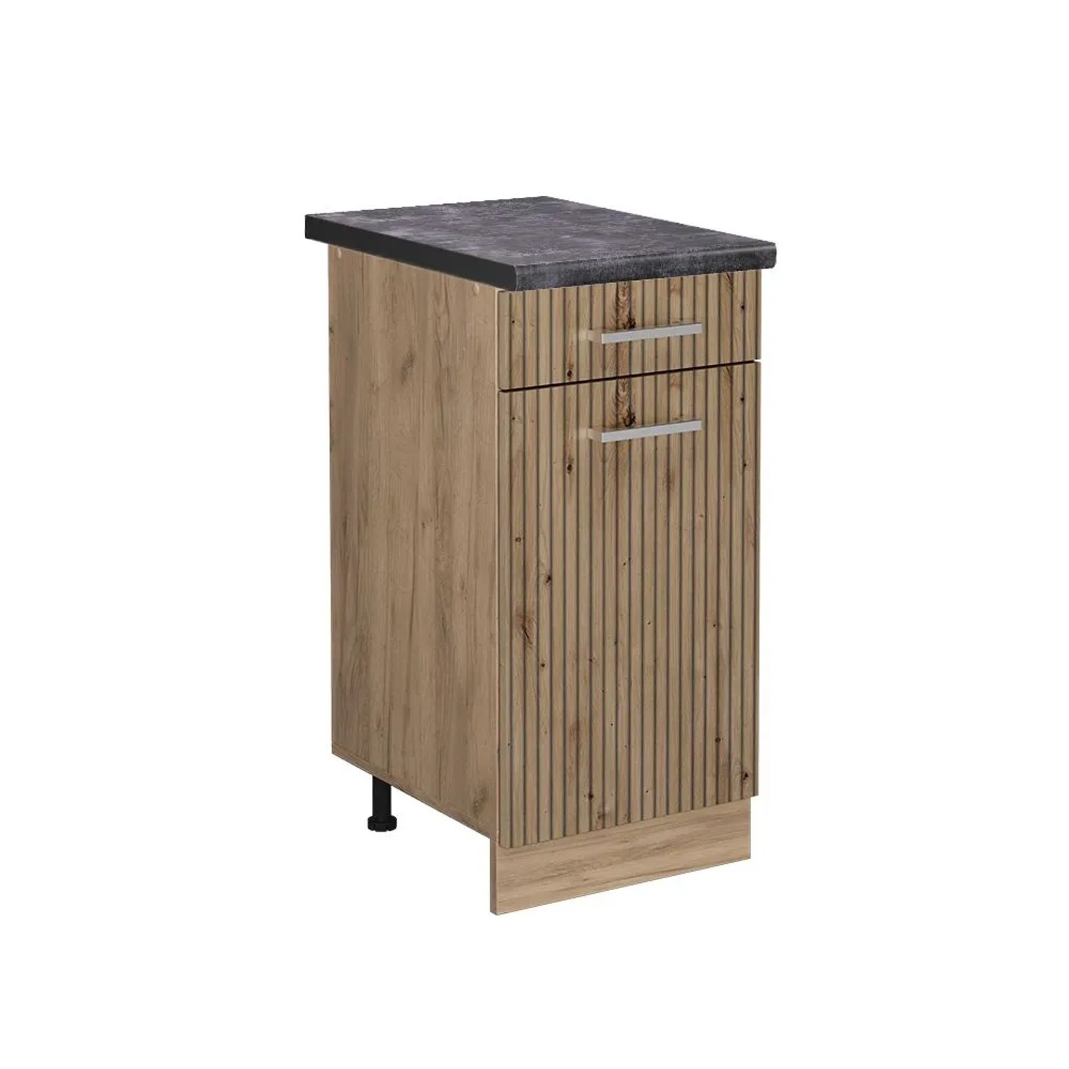 Vicco Küchenunterschrank R-Line Artisan-Eiche Goldkraft Eiche 40 cm AP Anthrazit