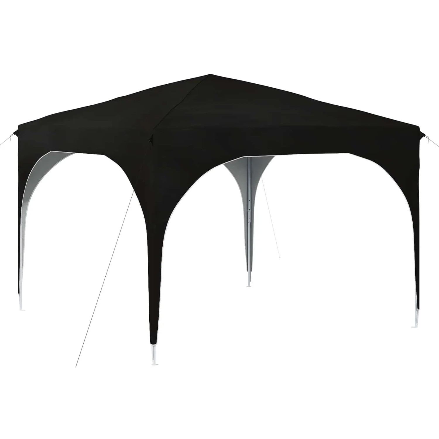 vidaXL Pop-Up Partyzelt 290 x 290 x 245 cm Schwarz 42019854