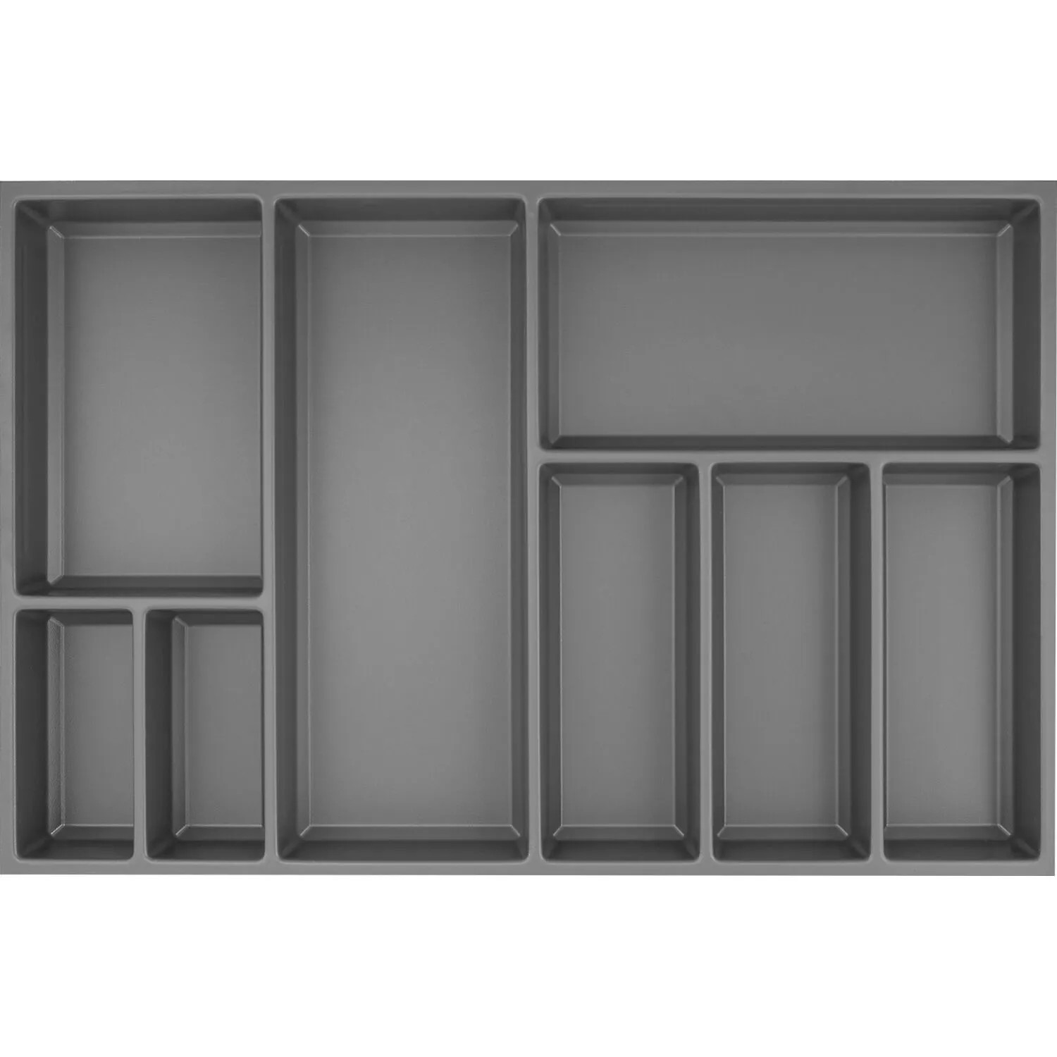Agoform Besteckeinsatz Sky 720x53x473mm Schubladeneinsatz Kunststoff Schiefergrau